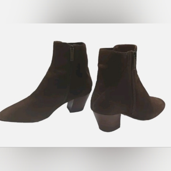 Aquatalia Women's Ankle Suede Booties Size 8.5 - Picture 3 of 16